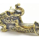 Thailand Gift Thai Amulet Wealth Lucky Powerful Paladkik Elephant Love Luck Charm Thai Amulet