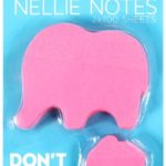 SUCK UK Animal Sticky Notes and Page Markers – Pink Elephant