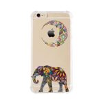 iPhone 6/6s Plus Shock Absorption Case (5.5 inch screen), Moon Elephant Design