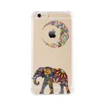 iPhone 6/6s Plus Shock Absorption Case (5.5 inch screen), Moon Elephant Design