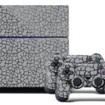 PS4 Console Designer Skin for Sony PlayStation 4 System plus Two(2) Decals for: PS4 Dualshock Controller Twenty 3 Elephant Skin