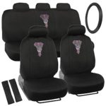 BDK Designer Auto Seat Cover Sets (Trippy Elephant)