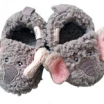 Rising Star Infant Baby Toddler Elephant Crib Shoes Slippers