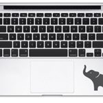 Grey Elephant Laptop Decal – Macbook Sticker Removable Vinyl Skin for Computer Apple Pro Air Mac – H001DG