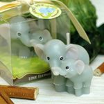 RedC Creative Elephant Mum and Little Elephant Cartoon birthday Candle, Smokeless Cake candle and Party Supplies, Charming Gift