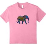 Cute Elephant Glass Art Graphic T-Shirt
