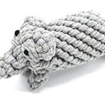 Dog Puppy Cotton Dental Teaser Pets Rope Chew Teeth Cleaning Toy Braided Animal Biting Resistant Play Toys Elephant