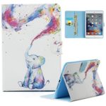 iPad Mini Case,Mini 2/3 Case Monstek(TM) Leather Smart Kickstand Case Cover Colorful Flip Wallet Protective Case for Apple iPad Mini 1 2 3 (Baby Elephant)