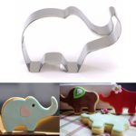 Efivs Arts Elephant Shapes Stainless Steel Cookie Cutter Biscuit Cutter Cookie Mold Cookie Press Cookie Molds Fondant Cutter