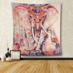 CHICVITA Elephant Tapestry Wall Hanging Decor Indian Home Hippie Bohemian Tapestry for Dorms