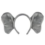 Wildlife Artists Elephant Headband Plush Elephant Stuffed Costume Head Band Unisex Hair Accessory