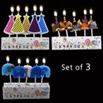 Birthday Cake Candles Pack CupCake of Animal,elephant,Conical shape Cute Cake Topper Counting Amazing for kids for adults Singing Decoration set