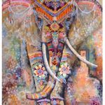 Wall Hanging Tapestry Elephant Tapestry Mandala Tapestry Bohemian Tapestry Wall Tapestry Hippie Tapestry Beach Tapestry Indian Dorm Decor Tapestry (M51.2″X59.1″, 9#Color elephant)