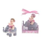 20 Baby Girl with Elephant Favor Baby Shower in Gift Box Keepsake