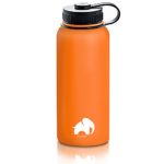 Stainless Steel Water Bottle By Cool Elephant – 32 oz Water Bottle – Insulated Thermo – Double Walled Wide Mouth Bottle – Leak & Sweat Proof Bottle – Non-Toxic BPA Free – Cold/Hot Drinks For 12 Hours+