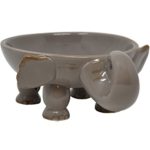 8″ Decorative Ceramic Bowl For Food Candy Dessert Tray Orb Set Holder Office Home Kitchen Living And Dining Room Bathroom Wedding Coffee Table Centerpiece Party Supplies Accessories Elephant with Feet