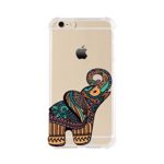iPhone 6/6s Shock Absorption Case (4.7 inch screen), colorful elephant Design