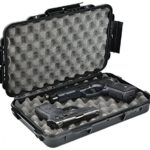 Waterproof Handgun Case Pistol Gun Case with Convoluted Foam the Elephant Elite EL012 Recommended for guns 12″ Inches or Smaller fits 2 guns or 1 gun with Magazine