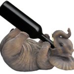Whimsical Elephant Tabletop Wine Bottle Holder – By Hilarious Home