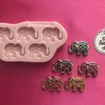 Hindu Elephants, India , Silicone Mold By Oh! Sweet Art FDA Approved for Food