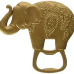 Kate Aspen Lucky Elephant Bottle Opener, Antique Gold