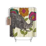 Mildew Resistant Waterproof Fabric Polyester Shower Curtains Liner 72x 72 Inch (Elephant)#7