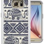 S7 Case, Galaxy S7 Case, MagicSky [Shock Absorption] Studded Rhinestone Bling Hybrid Dual Layer Armor Defender Protective Case Cover for Samsung Galaxy S7 (Elephant)