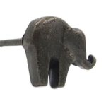 Elephant Animal Metal Knob Pull for Drawers or Doors – Pack of 12