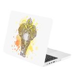 TOP CASE – Retina 13-Inch Mehndi Elephant Graphics Rubberized Hard Case Cover for Macbook Pro 13″ with Retina Display Model: A1425 / A1502 – Mehndi Elephant