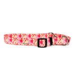 Yellow Dog Design Pink Elephants Martingale Dog Collar, Medium-1″ Wide and fits neck sizes 14 to 20″