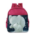 Lightweight Animal Bookbag Elephant Love Kids Backpack Outdoor Daypack