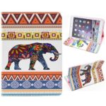 Ikevan case for iPad Mini 1 2 3 Retina – New Premium Wallet Leather TPU Case Cover For iPad Mini 1 2 3 Retina (Totems Elephant)