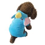 Evergreens Flying Elephant Design Pet Dogs Cosplay Coat Size S