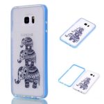AIIYG DS(TM) Samsung Galaxy Note 5 Case,Note 5 Case, Soft TPU Case with Shockproof PC Bumper Case for Note 5 (Elephant Family)