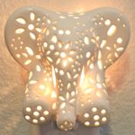 Child’s Nursery Lamp/Night Light – Cotton Elephant (available in multiple animals and colors)