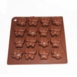 X-Haibei Cute Elephant Dumbo Chocolate Candy Soap Jello Silicone Mold