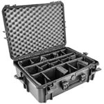 Waterproof Case With Padded Dividers Elephant Elite EL1907p for Camera, Camcorder, video Equipment and More.