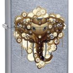 Zippo Lighter: Steampunk Elephant – Street Chrome 77466