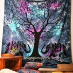Americana Decor’s Tree With Elephant Mandala Tapestry , Queen Elephant Tapestry , Picnic Beach Sheet , Decorative Wall Hanging.