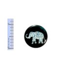 Mandala India Indian Tattoo Style Elephant Button Pin Backpack Pin Pinback 1″ #5-2
