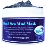 Dead Sea Mud Mask Jar 18 oz by Natural Elephant, 500g, Cleansing and Nourishing Face and Body Beauty Treatment, Reduces Acne and Blemishes (18oz Jar (500g))