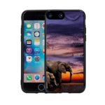 Apple 7 Plus Case iPhone 7 Plus Case (5.5 inches) Black Case TPU – Two elephants