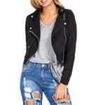 Women’s Short Coat,Hemlock Girl’s Long Sleeve Blazer Suit Jacket Zipper Outwear (S, Black)