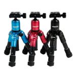 Bestshoot Ultra Compact Desk Top Tripod Camera Mount with Tilt Ball Head Metal Folded 7.2Inch Travel Photo Tripod for Digital Camera, Smart Phone, Sports Cam, Video Cameras…