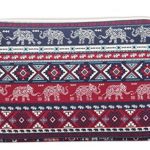XSKN Canvas Elephant Design Shockproof Laptop Sleeve Bag Notebook Case Pouch Cover for Macbook Dell Lenovo Acer HP (15 inch)