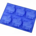 6 lovely Elephant Silicone Cake Baking Mold Cake Pan Muffin Cups Handmade Soap Moulds Biscuit Chocolate Ice Cube Tray DIY Mold