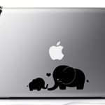 Mother Elephant Love 13″ Macbook Laptop Vinyl Decal Sticker for Air Pro Notebook Auto Great Gift Mac PC Computer