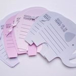 Elephant Advice Cards for Baby Girl Shower (24 Ct)