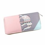 Zipper Around Womens Organizer Wallets Leather Print Elephant Long Girls Purses Coin Pocket Credit Card Holder Clutch Bag