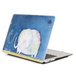 YMIX  Plastic Cover Snap on Hard Protective Case for MacBook Pro 13″ Retina NO CD-ROM (A1502 & A1425) , 01 Cute Elephant